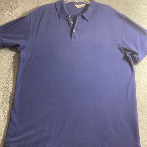 Eddie Bauer Short Sleeve 100% Cotton Two Button Shirt Size L/G